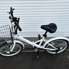 きれい　折り畳み自転車　引き取り限定特価　