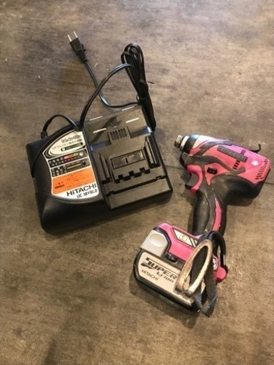 【中古】HITACHI インパクトドライバ WH14DBAL