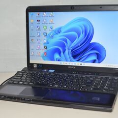 中古良品 Windows11+office 新品爆速SSD256GB SONY VPCCB48FJ core i5-2450M/4GB/15.6インチ/ブルーレイ/HDMI/無線/カメラ/便利なソフト
