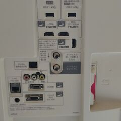 【ジャンク】SHARP　50V型ワイド　液晶テテレビ（白）の画像