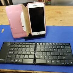 お話中【稼働品】BUFFALO 折り畳みキーボード BSKBB15 