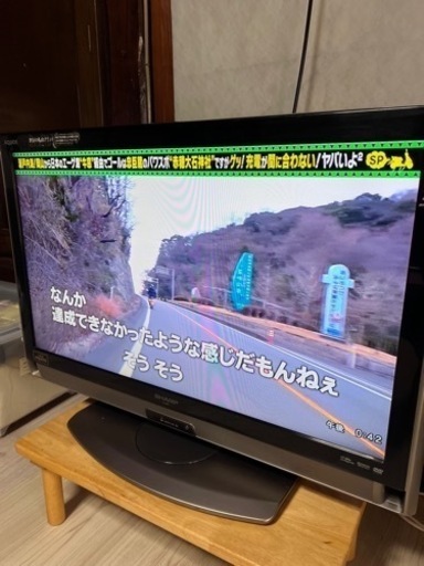 液晶テレビ シャープ アクオス AQUOS ブルーレイ 32型 ブルーレイディスク内臓 B-CASカード付