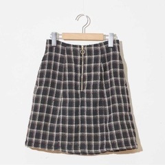 【定価6,490円】ツイードジップスカート【新品未使用】