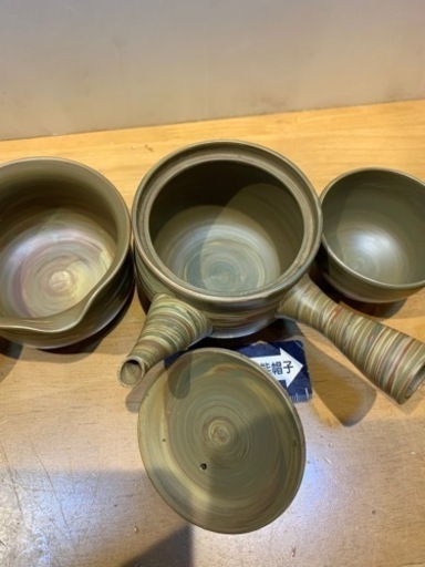 真山作　急須　湯呑みセット