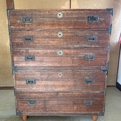 【受付再開】アンティーク箪笥（5段）の画像