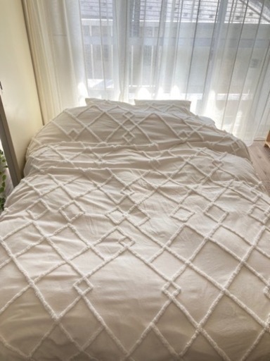ダブル　ベットマットレス　寝具セット