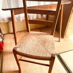 【商談中】レトロな机と椅子セット　※別々でも対応しますの画像