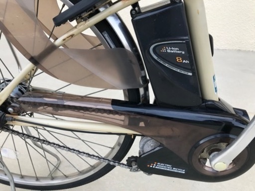 Panasonic電動自転車　中古　ビビスペシャルセブン　アイボリー26㌅