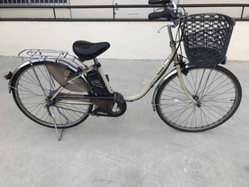 Panasonic電動自転車　中古　ビビスペシャルセブン　アイボリー26㌅