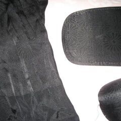 黒い着物用　小物５点セットの画像