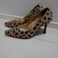 レオパード♡Ｍサイズパンプス♡ヒールゴム新品