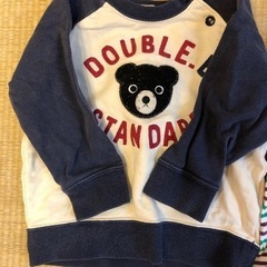 【ダブルB】90トレーナー➕100長Tの画像