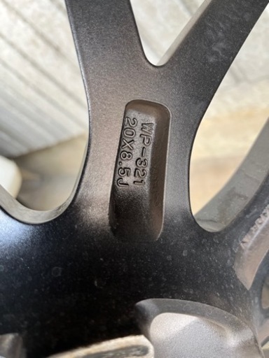 work レイバー(work RYVER M009 )20インチ　1本タイヤ付き