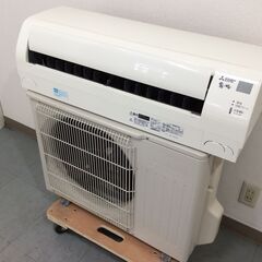 (4/22受渡済)YJT3065【MITSUBISHI/三菱 6畳用エアコン】美品 2017年製 霧ヶ峰 MSZ-GV2217-W 家電 冷暖房 エアコン 壁掛型 平行型100V 
