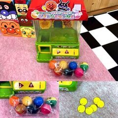【 それいけ!!アンパンマン 】知育おもちゃ＆ハット　アンパンマン8点まとめグッツ♪　帽子　積み木　おもちゃ　知育おもちゃの画像