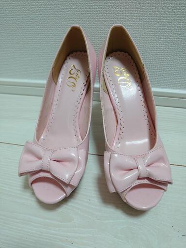 ミルキーピンク姫系パンプス♡10cmヒール♡