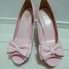ミルキーピンク姫系パンプス♡10cmヒール♡