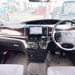 #自社ローン《最長１２０回》《頭金なし》エスティマ７人乗り２４００ｃｃ