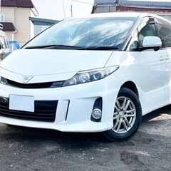 #自社ローン《最長１２０回》《頭金なし》エスティマ７人乗り２４００ｃｃの画像