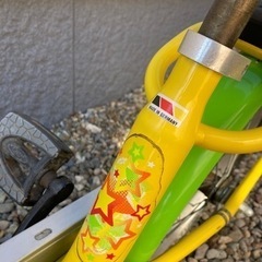 ドイツ製子ども用自転車　16インチ　補助輪付きの画像