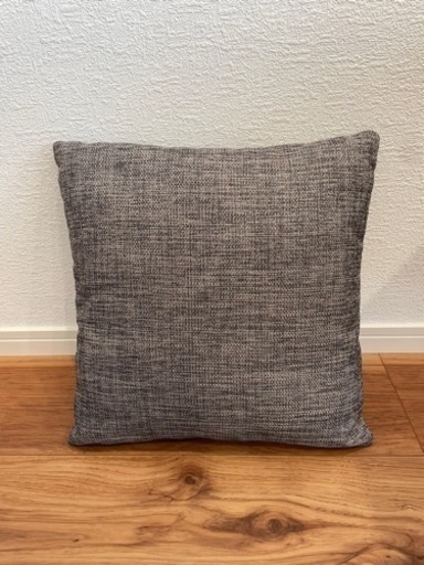 【美品】2人掛けソファ　グレー（肘掛けあり）