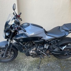 2017年式　YAMAHA MT07 ヤマハ  令和４年10月ま...