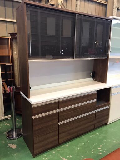【愛品館八千代店】創愛ファニチュア　スライド扉キッチンボード