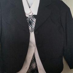 1３０センチ★女の子🖤ハートポケット🖤スーツの画像