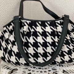 シンクビー  千鳥格子柄 ハンドバッグの画像