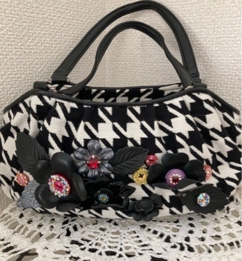 シンクビー  千鳥格子柄 ハンドバッグ