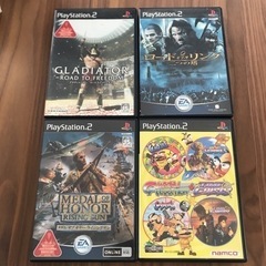 PS2 ゲームソフト　4個セット