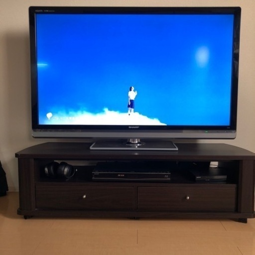 AQUOS52型、レコーダー、TV台セット