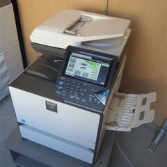 ★トナ－多め・両面対応！ SHARP シャープ A4カラー複合機 MX-C302W コピー・FAX・プリンタ・スキャナ・無線 LAN付 2段の画像
