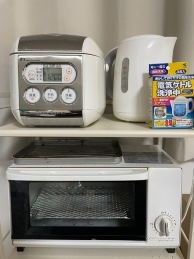 【セット】炊飯器 電気ケトル トースター