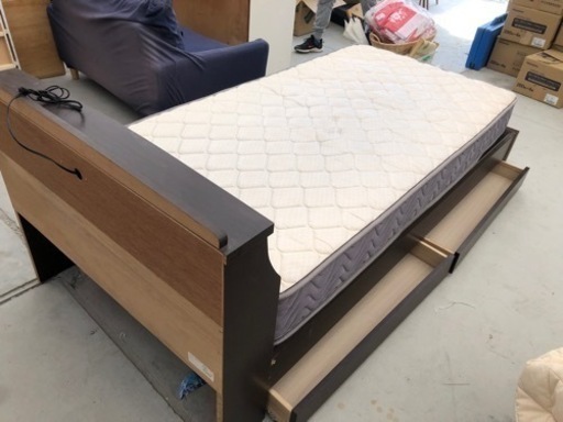 ニトリ シングルベッド マットレスセット　ベッド下収納付きタイプ