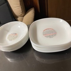 フランス製 白いお皿 ヤマザキ春のパンまつり 6枚セット