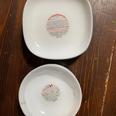 フランス製 白いお皿 ヤマザキ春のパンまつり 6枚セットの画像