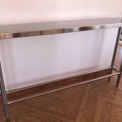 業務用ステンレス作業台　140ｃｍスリム