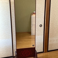 日本製 姿見 スタンドミラー 和風鏡 全身鏡