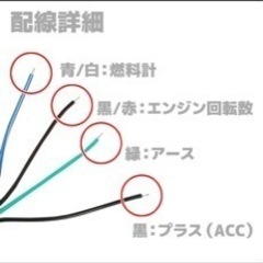 12V スピードメーター　機械式　新品未使用の画像