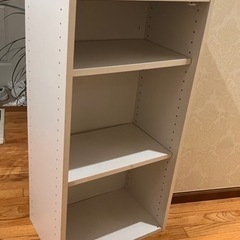 カラーボックス 白 棚板高さ調節可能
