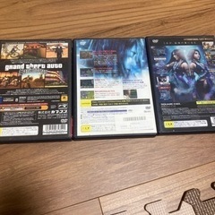 PS2 ソフト3本セット　グランドセフトオートサンアンドレアス、ファイナルファンタジー10.10-2の画像