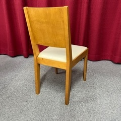 無印良品　天然木（バーチ材）チェア【無料】の画像