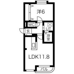 礼金ゼロ!★駅チカ★成約特典あり! リッチパレス菊水202 札幌...