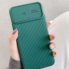 新品未使用　スライドカバー カメラレンズ保護iPhoneケース　...
