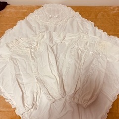 新生児用　セレモニードレス　おくるみセットの画像