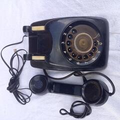決まりました。黒電話