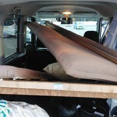 ダブルベッド枠のみ(寝具無し)の画像