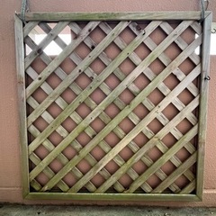 【売約済】木製ラティス