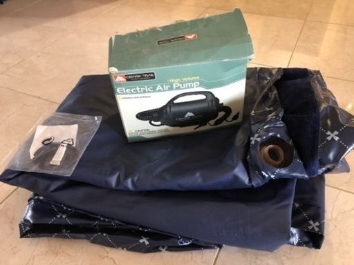 ほぼ新品　エアベッド　電気ポンプ付き またまた値下げ！